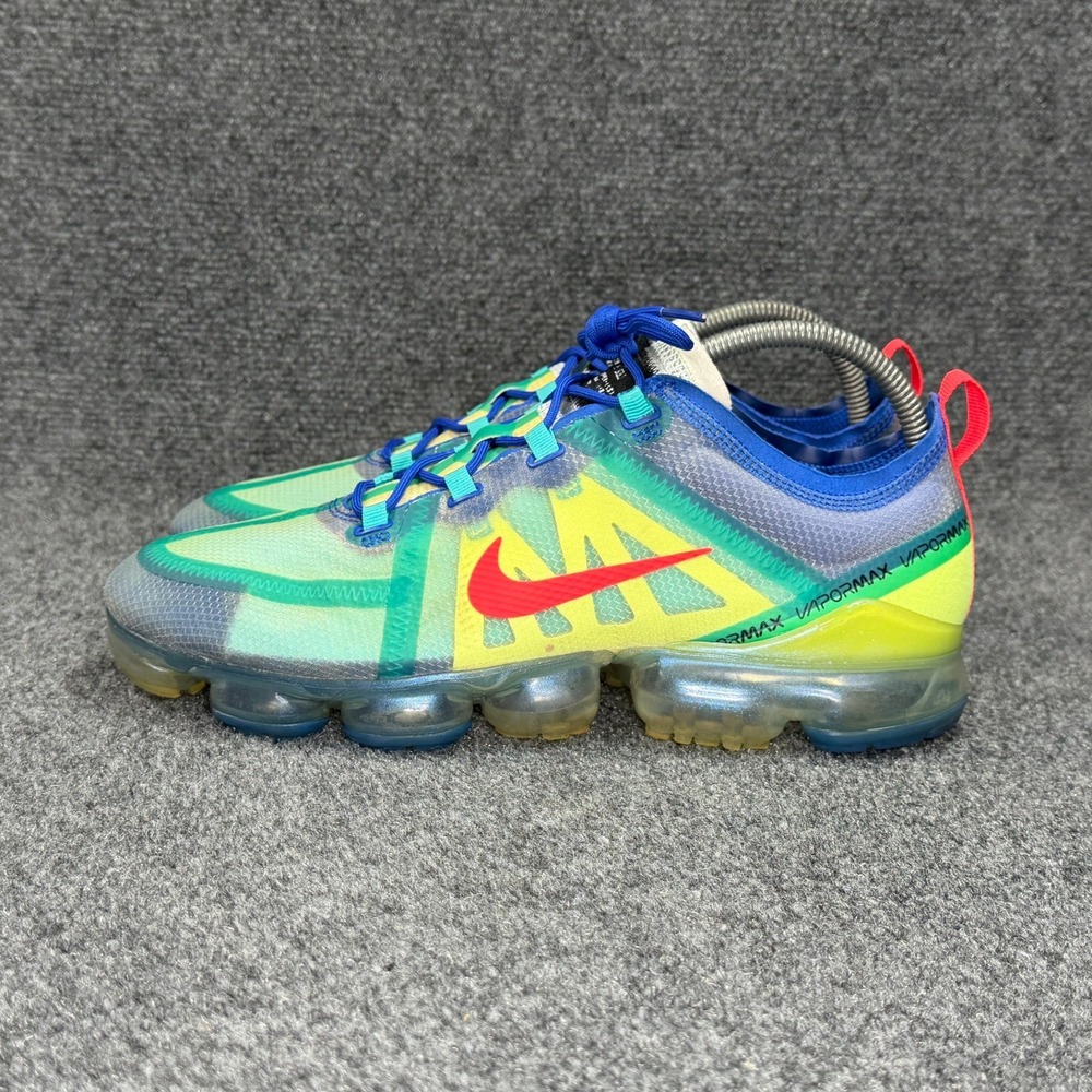 Nike Air VaporMax 2019 Running Shoe Men 10.5 Racer Blue Athletic Retro Run Train - Picture 4 of 12